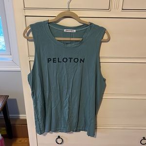 Peloton Spirt Muscle Tank, Blue, Size XL